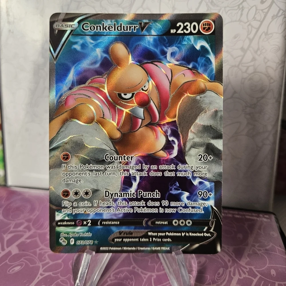 Conkeldurr V 073/078 Pokémon TCG Ultra Rare Holo